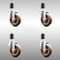 Service Caster 4 Inch 316SS High Temp Glass Filled Nylon 1-1/2 Inch Expanding Stem Caster Set SCC-SS316EX20S414-GFNSHT-112-4 - alternate 1